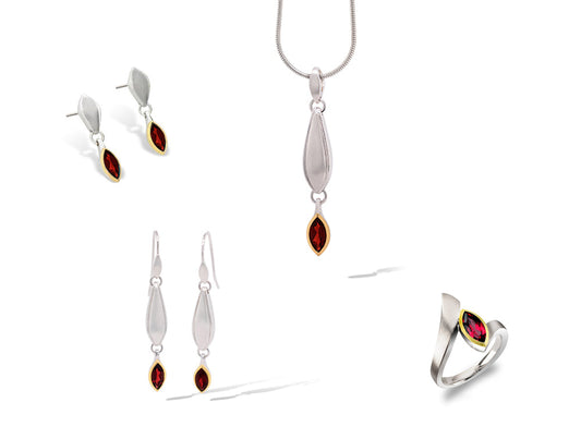 Marquise Gemstone Set 165 - Set