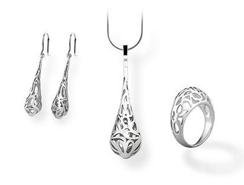 Sterling silver jewelry set