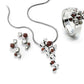 Amethyst and Blue Topaz jewelry set in sterling silver - view 3