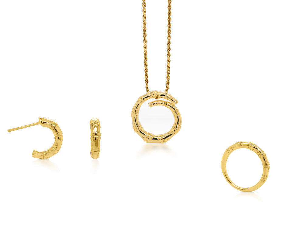 Sterling silver jewelry set, style SET403