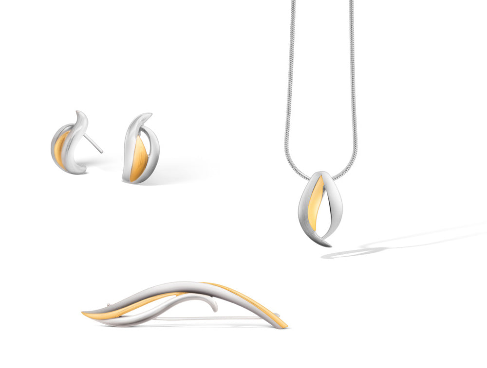 Sterling silver jewelry set, style SET455 - view 2