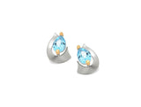 Pear Shape Gemstone Earring E9300 - E9300 Sky Blue Topaz - Earring