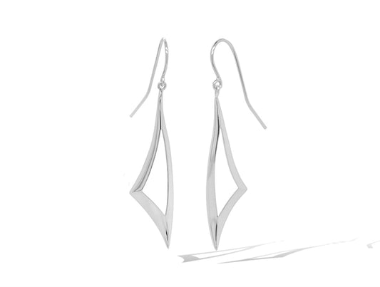 Sterling silver earrings, style E9317
