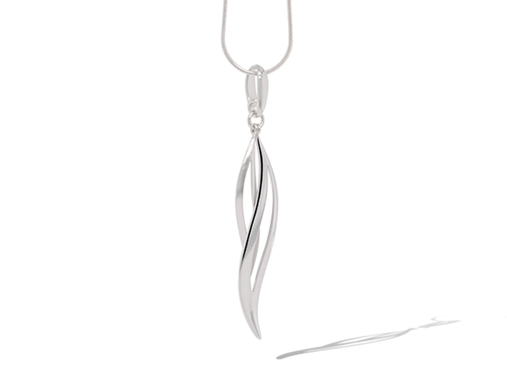 Two Tone Silver Pendant P7335 - P7335 TWO TONE SILVER - Pendant