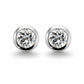Amethyst and Blue Topaz earrings in sterling silver, style E3136 - view 11