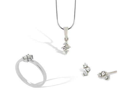 Small is Beautiful Set 157 - White Topaz - Set