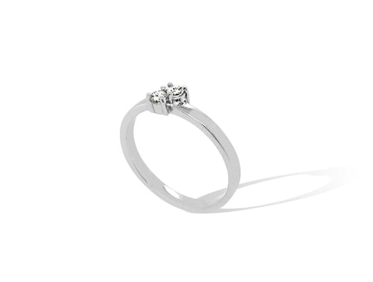 Multi Stone Ring *R3724 - R3724 White Topaz - Ring