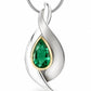 Amethyst and Citrine pendant in sterling silver, style P7365 - view 2