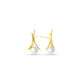 Pearl earrings in sterling silver, style E9313 - view 3