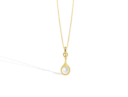 Pearl pendant in sterling silver by Joryel Vera, style P16327